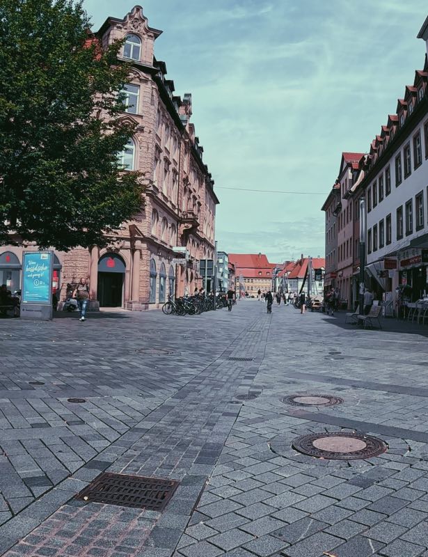 Pflaster in der Altstadt von Bamberg